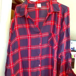Faded glory plaid shirt.